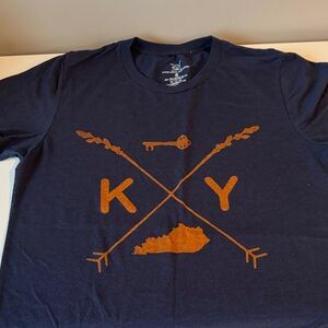 Kids Navy Blue Graphic T-Shirt